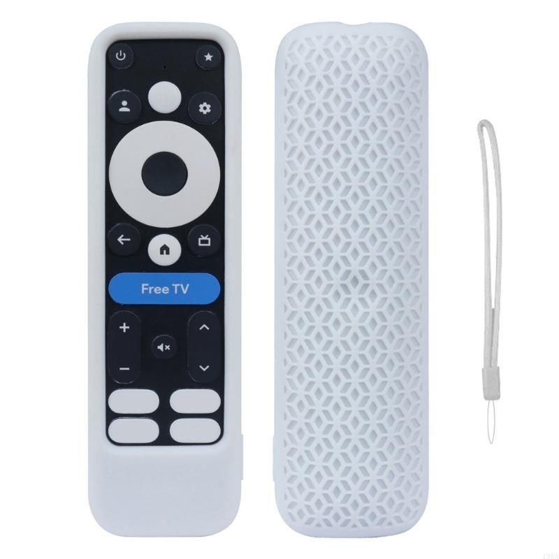 Protective Cover Skin Friendly Case for 2025 onn TV 4K Remote Control Case Skin Sleeve with Lanyard Shockproof