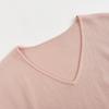 Französischer Eis-Seiden-Strickpullover Damen Sommer Neu V-Ausschnitt Kordelzug Figurbetont Dünnes T-Shirt Ärmelloses Top