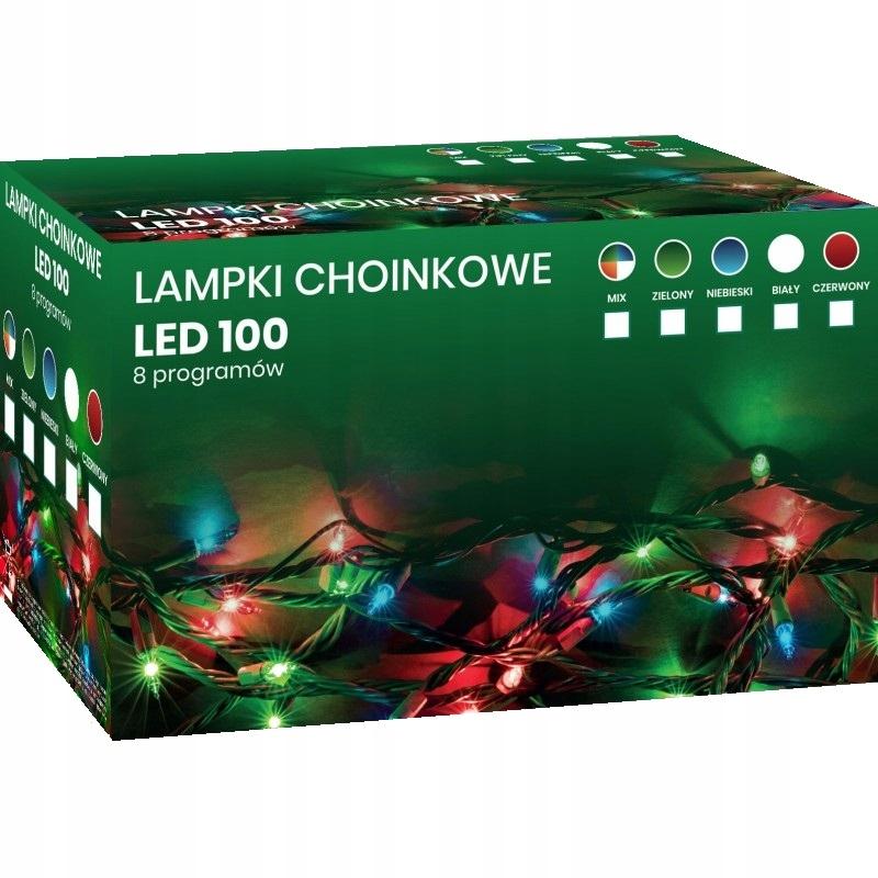 Lampki Choinkowe Led 100 Niebieskie