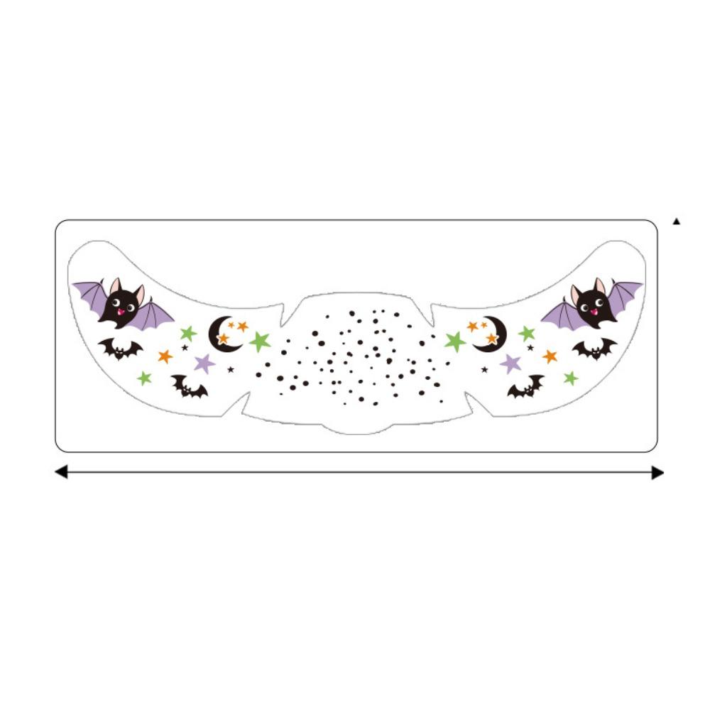 Waterproof Halloween Makeup Stickers Long Lasting Freckle Tatto Stickers  Festival Holiday Events