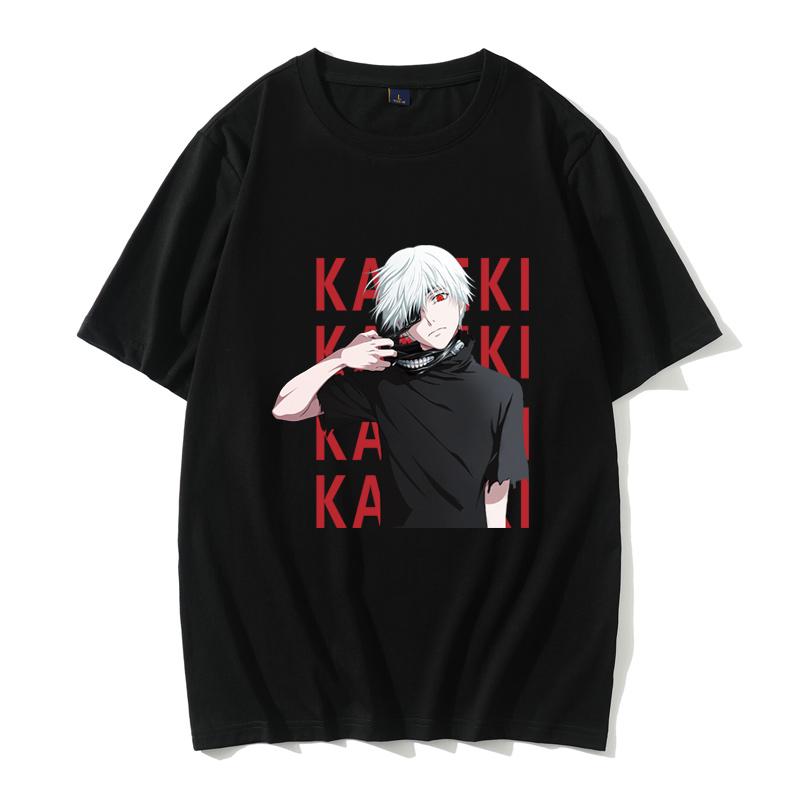 Tokyo Ghoul Printed Men T-shirt Summer Women Casual Short Sleeve Streetwear Tees Clothes Anime Graphic T Shirt Tops