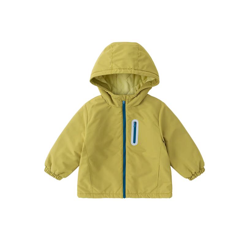 Dudu Family Kids Water Repellent Hooded Outdoor Jacket 100 зеленый лайм