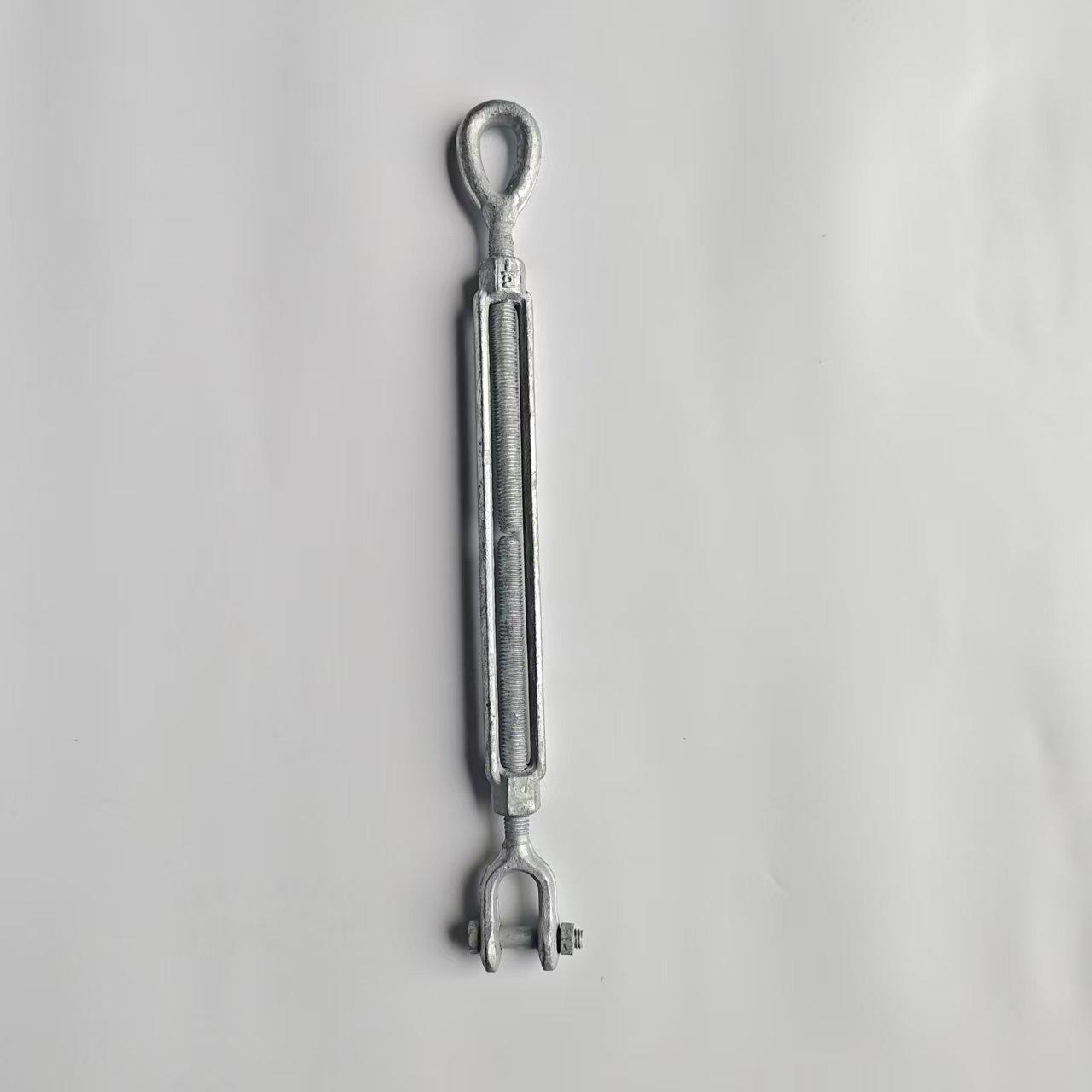 American Hot-Dip Galvanized Die-Forged Marine UO Turnbuckle with Screw Eye Bolt