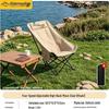 Portable Padded Folding Lounger with Footrest: Reclining Camping Chair for Outdoors