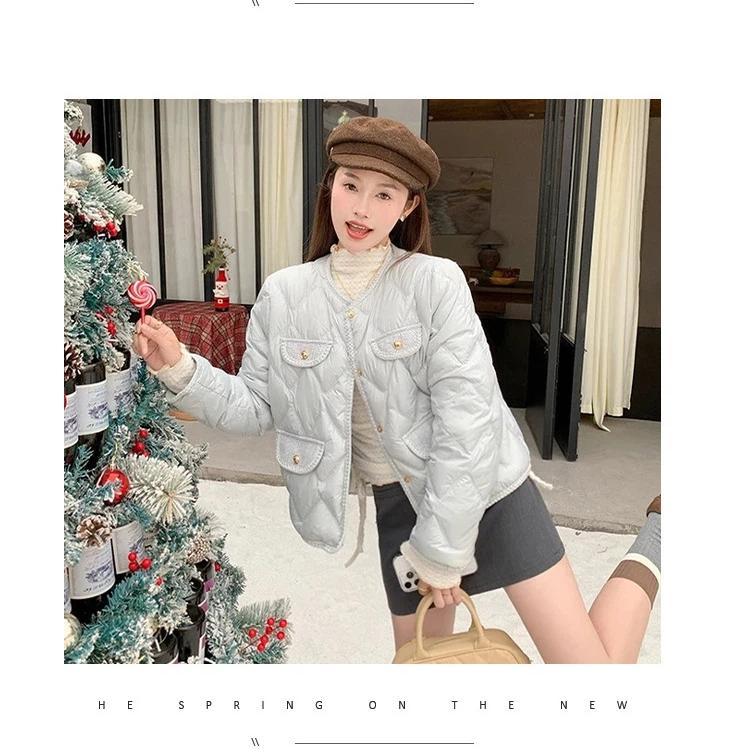 Women’s Short Thin Lightweight Winter Jacket