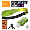 XPE+COB LED Sensor Headlamp Rechargeable Headlight Led Head Torch Camping Search Light Head Flashlight for Fishing Lantern