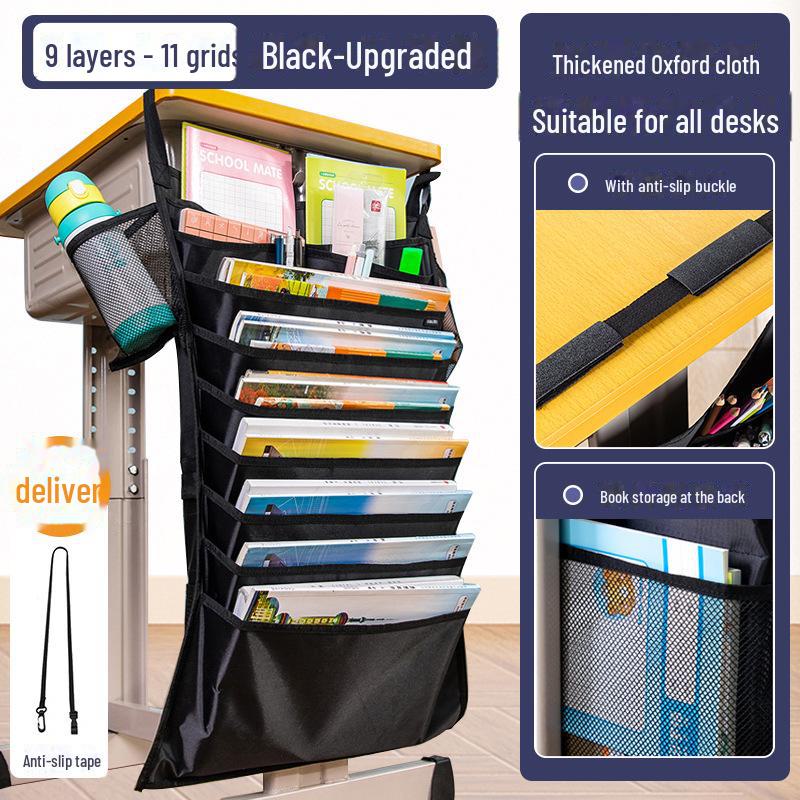 

Модернизированная подвесная сумка для книг — решение для хранения на студенческом столе