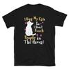 Ich umarme meine Katzen, also schlage ich Leute nicht in den Hals Lustige Katzen T-Shirt Slogans