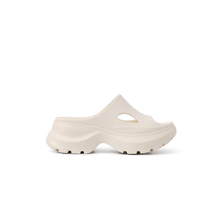 

Premium sense~ Su Yinyin 7.5cm thick bottom heightening non-smelly foot stepping on shit feeling slippers women s summer wear cool slippers 40