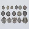 10pcs Fit 13x18mm Oval Glass Cabochon DIY Oval Cameo Cabochon Pendant Base Setting For DIY Jewelry Making