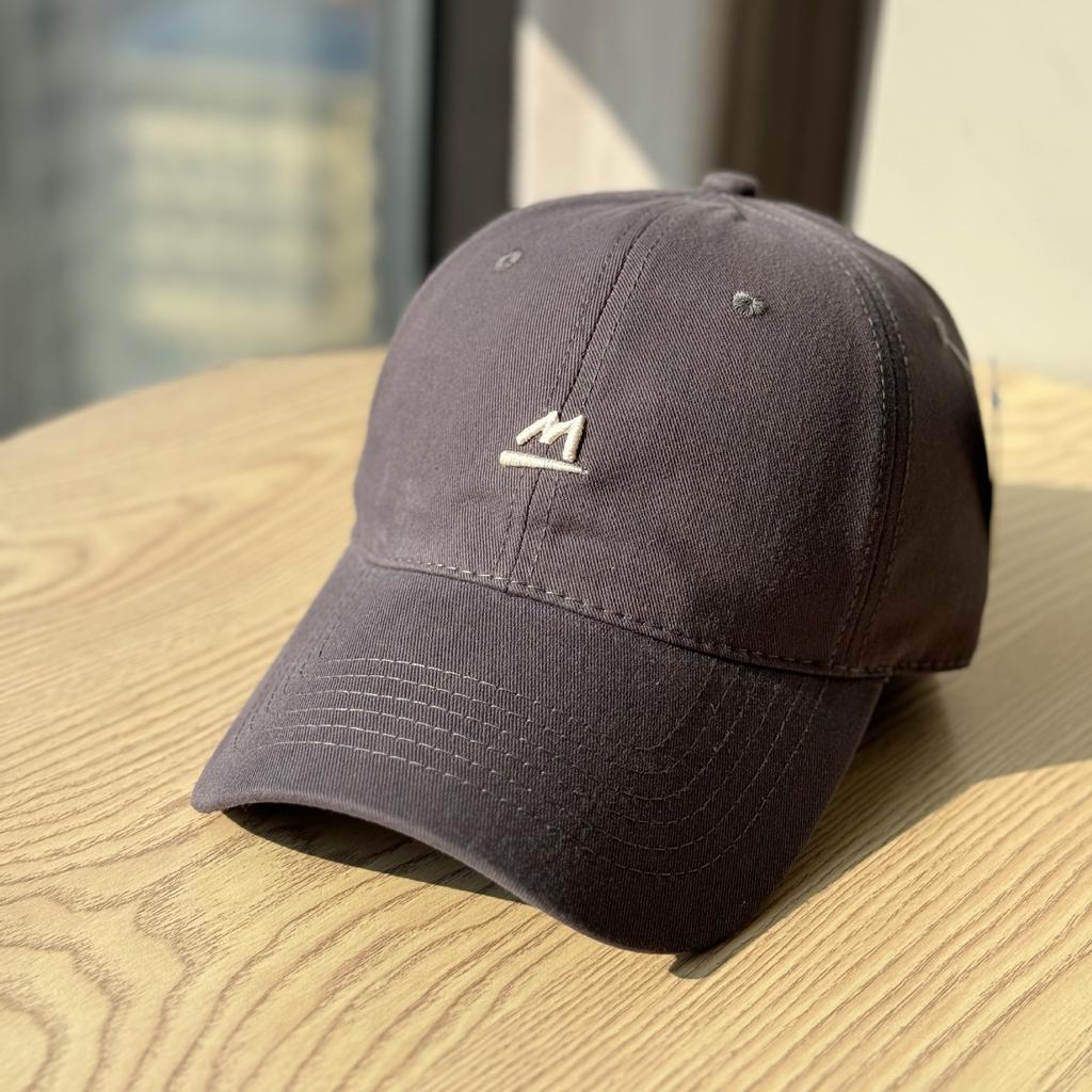 Korean-style small letter embroidered soft-top baseball cap for women, fashionable and casual, versatile for travel, simple and trendy hat