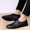 Herrenschuhe aus echtem Leder, lässige Business-Schuhe, leichte Halbschuhe, rutschfeste Fahrschuhe, Wanderschuhe der Luxusmarke, Mokassins