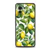 Handyhülle für Xiaomi Mi 15 14 13 12 11 Lite 14T 13T 12T 11T Pro Poco X6 X5 X3 Pro F6 F5 F4 Frucht Zitrone Schwarze Hülle