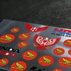 For Honda Waterproof Reflective Motorbike Stickers Easy Peel Removable Decals For Motorcycle Car