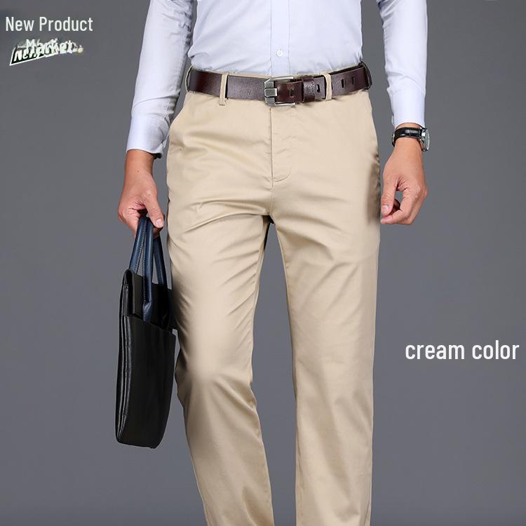 

Легкие мужские повседневные брюки из хлопка-тенселя с эластичной резинкой 37 - 30 inch waist