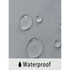 Weatherproof Outdoor Curtains Transparent Eyelet Design Waterproof Voile for Patio Gazebo