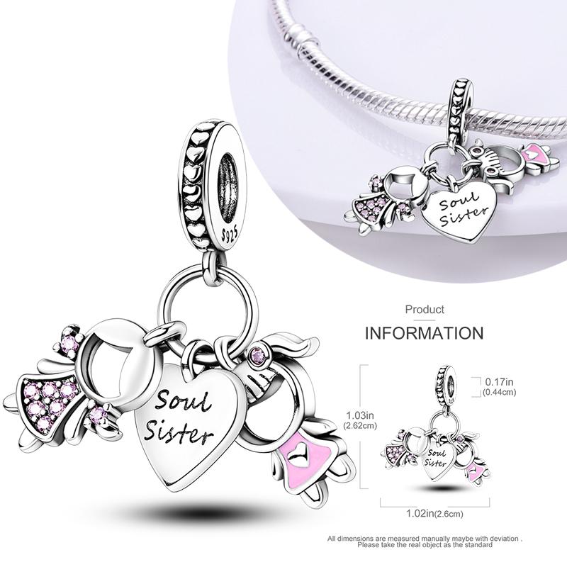 Copper Charms Beads Perfume Animal Butterfly Pendants Fit Original Bracelet Diy Jewelry