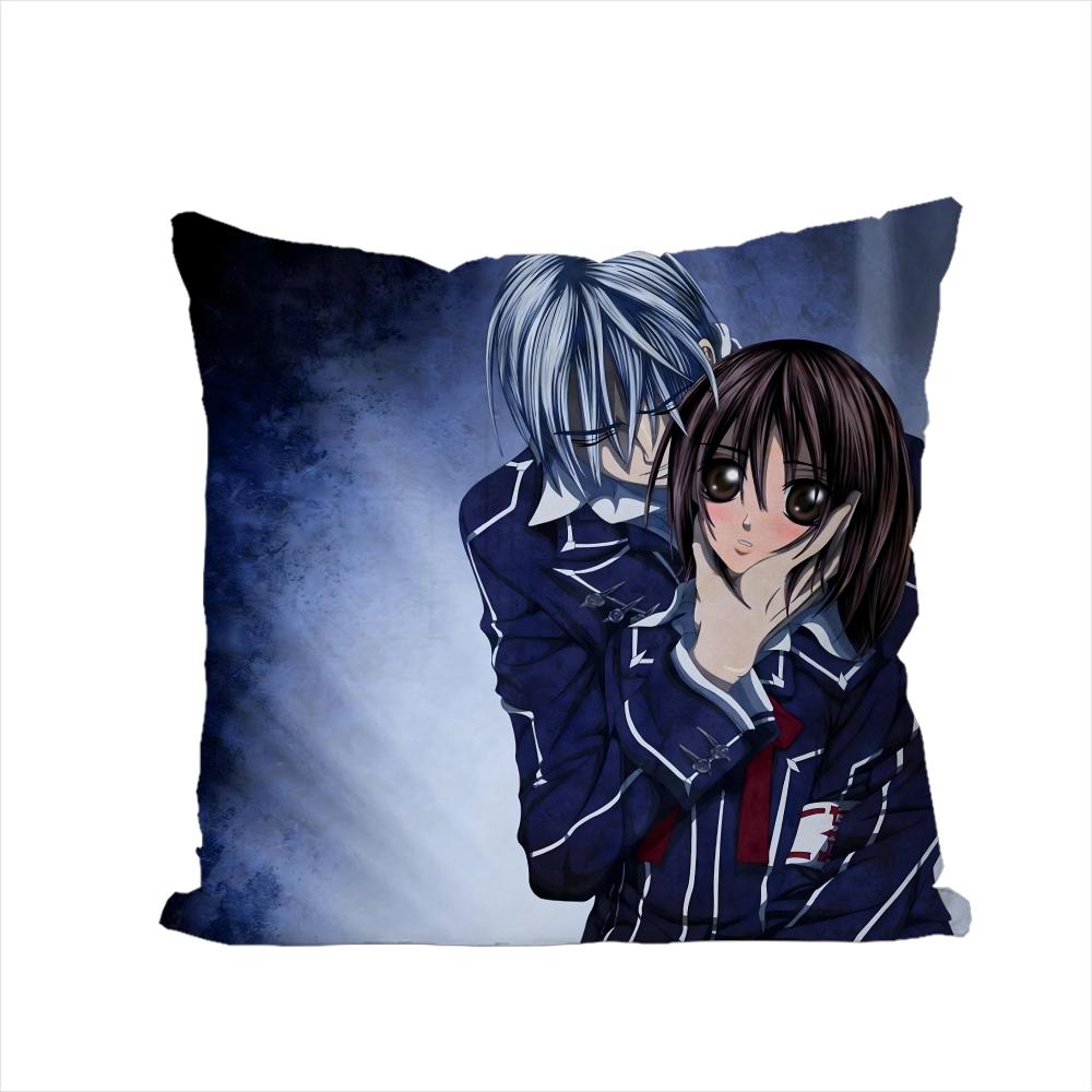 VVampire Knight Pillow Case For Car Sofa Decorative Home Doublesided Print Plush Square Throw Pillow Cushion Cover