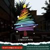 Christmas Santa Claus Window Cling Sticker - Mall Decor Scene, Static Glass Sticker for Door and Window