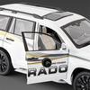 1/18 Toyota Prado Land Cruiser SUV Legierung Automodell Druckguss Metall Spielzeug Geländewagen Automodell Ton und Licht Kindergeschenk