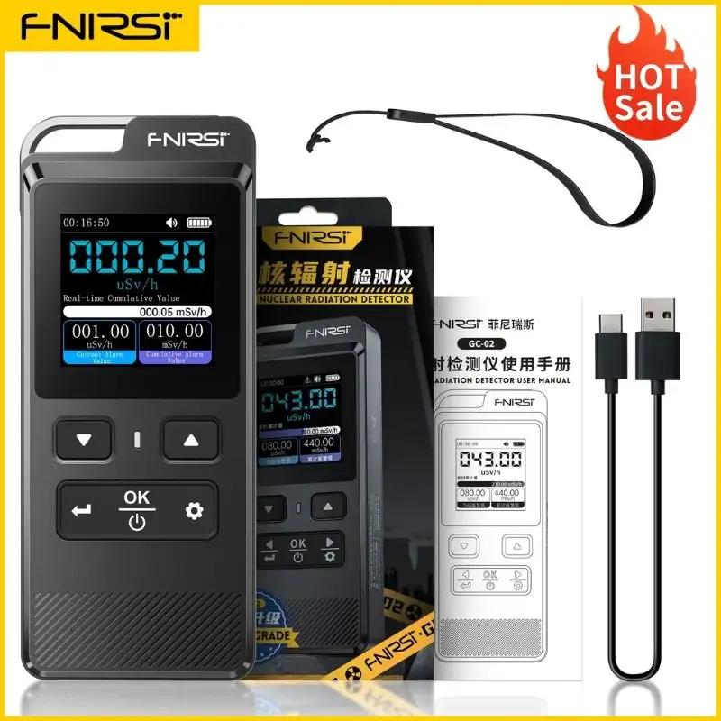 

FNIRSI GC-02 Счетчик Гейгера Детектор ядерного излучения Персональный дозиметр Рентгеновское излучение Гамма-излучение Тестер радиоактивности Детектор мрамора чёрный