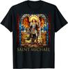 Saint Michael The Archangel Prayer Catholic Gift T-Shirt Size S-5XL