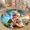 3D HD Princess Aladdin Cartoon Round Carpet, Living Room Bedroom Children's Room Comfort Rug, Non-Slip Durable Mat, Nice Gift