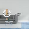 Acrylic Ornament Wall Clock with Large Roman Numerals Silent Hanging Decoration Display for Home