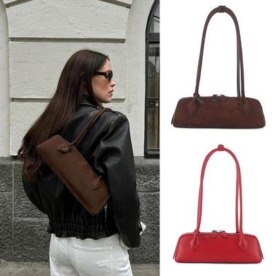 "Automne & Hiver Teckel Nana Yijia Sac Bandoulière Baguette Sous le Bras"