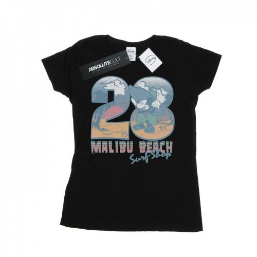 Disney Womens/Ladies Mickey Mouse Surf Shop Cotton T-Shirt