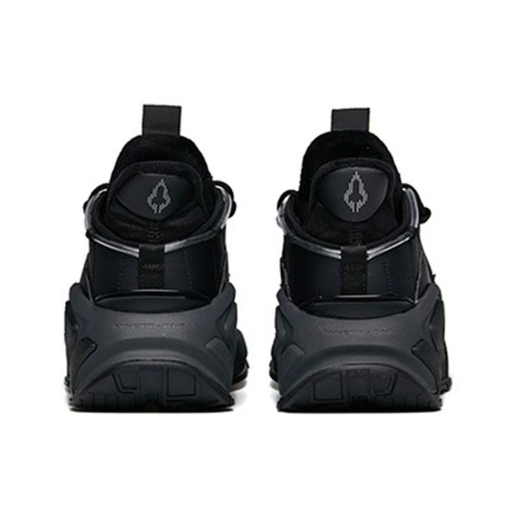 Anta Comfortable Non-Slip Wear-Resistant Warm Low-Top Dad Shoes Men Sneaker Black 112148950-2