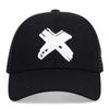 Summer Breathable Mesh Baseball Hat Men Letter X Embroidery Hats Cotton Dad Cap Golf Caps