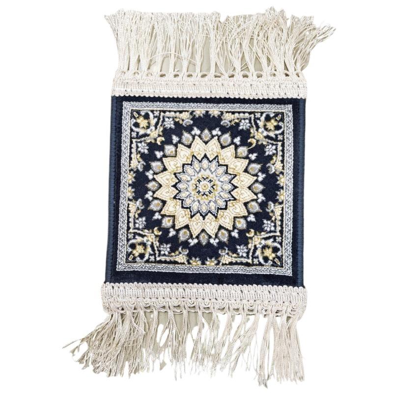 New Ethnic Carpet 2024, Wool Blend Floor Mat, Traditional Handmade Decor Tapestry Wall Hanging