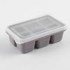 Ice For Cube Tray with Cover 6 Compartments for Quick Freeze Ice For Cubes