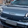 For GAC AION V 2024 2025 2026 Car Car Black Label Sticker Car Front Logo Frame Head Bumper Decor Sticker Cover Accessories