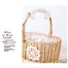 Wedding Basket Decorative Load Bearing Easy To Use Useful Flower Plant Storage Small for Hiking