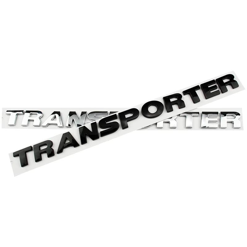 Car ABS Trunk Letters Words Logo Badge Emblem Decals Sticker For Volkswagen VW TRANSPORTER T4 T5 T6 T7 T8 Styling Accessories zd9