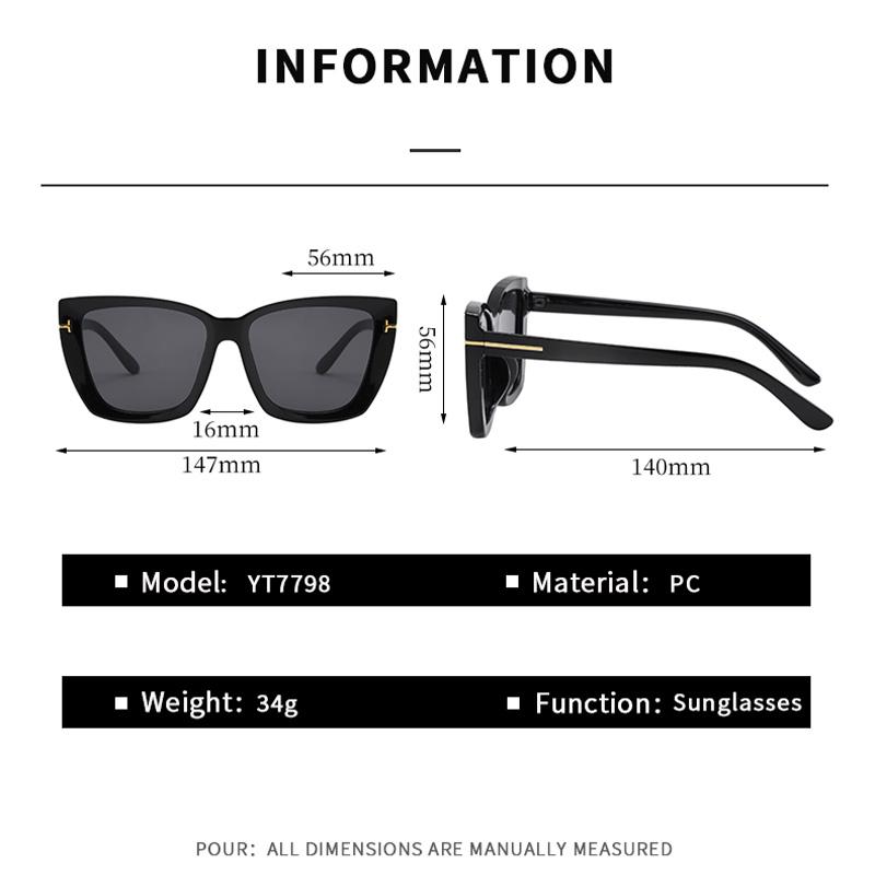 Retro Módní Kočičí Oči Sluneční Brýle Dámské Pánské Vintage Sexy Luxusní Značka Designér Sluneční Brýle Cestování Pláž Dáma Pán Brýle UV400