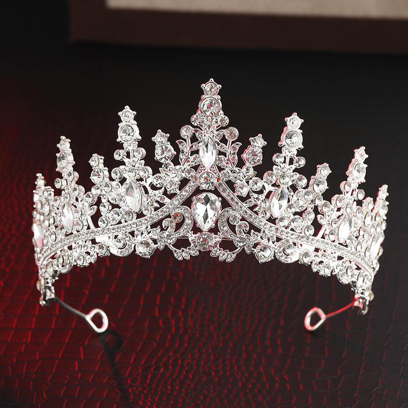 Bridal Crown Luxury Full Diamond Wedding Dress Accessories Wedding Headgear Birthday Party Crown Hair Accessories