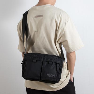 Vierkante Schoudertas met Kruisband Meerdere Zakken Praktische Casual Messenger Bag Heren Crossbody Tas Mode Pendeltas Herentas