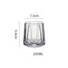 Creative Sword Patterned Crystal Glass Cup, Colored Electroplated Whiskey Glass, High-value Beer Glass, Cold Brew Coffee Cups