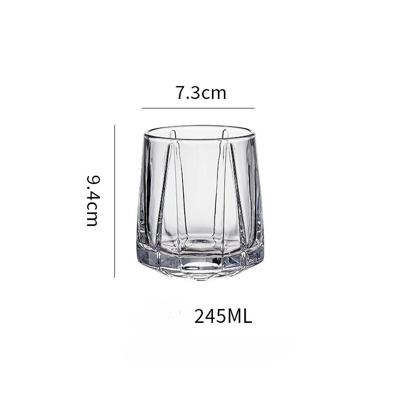 Creative Sword Patterned Crystal Glass Cup, Colored Electroplated Whiskey Glass, High-value Beer Glass, Cold Brew Coffee Cups