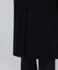 Musinsa Standard Cashmere Blend Oversized Balmacaan Coat [Black]