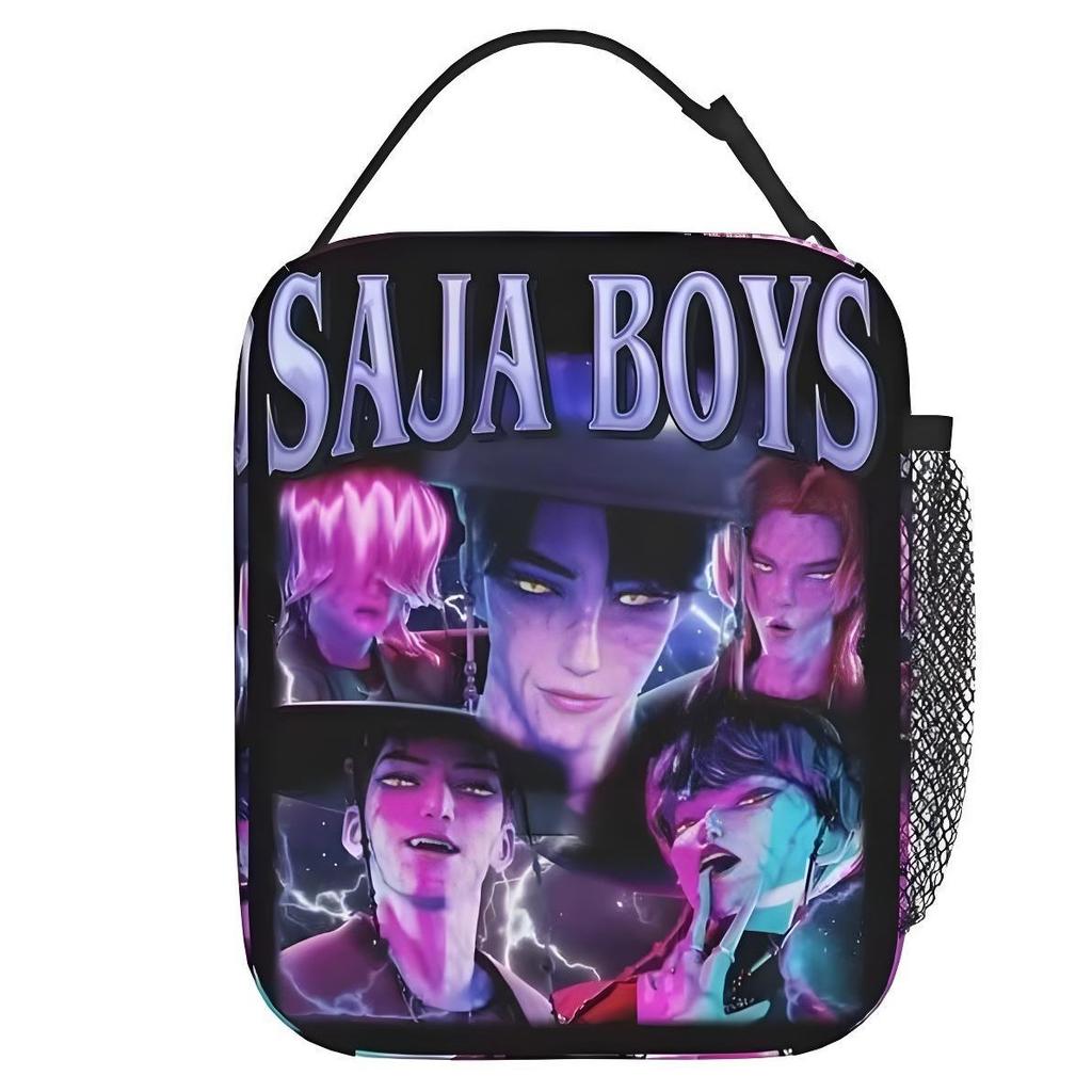 Full Printed Lunch Bag Diy Printed Kpop Witch Hunters Student Peripheral Large Capacity Lunch Box Bag Ice Pack