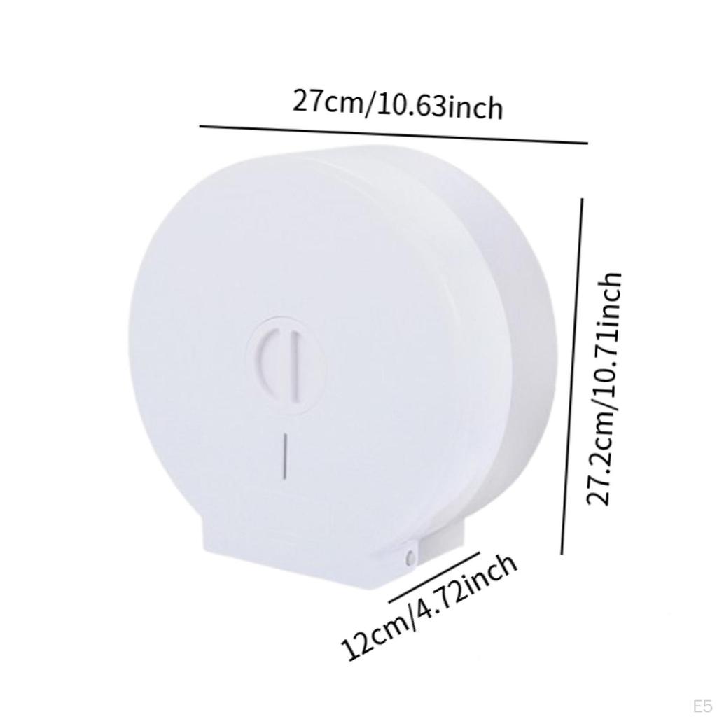 Commercial Toilet Paper Dispenser for Wall Mount, Large Capacity Roll Holder Gym And Restaurant