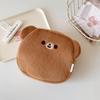 Adorable Fluffy Chicken Plush Makeup & Travel Bag - Spacious Student Toiletry Organizer