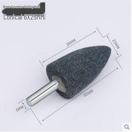 Cylindrical Sanding Head with Handle for Electric Grinder - Jade Carving and Polishing Tool