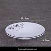 Round Ceramic Food Warming Plate