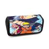 NARUTO Cartoon Pencil Box Double Layer Flip Pen Case Lightweight Stationery for Boys & Girls Ages 5-11 Kids School Daily Use