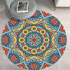 Round Carpet for Living Room Bed Room Floor Carpets Home Decor 3D Printed Rugs Anti-slip Mat